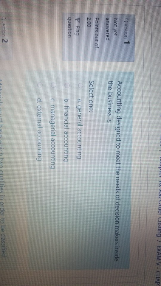 Hello, I need help with this question please Thank you 1