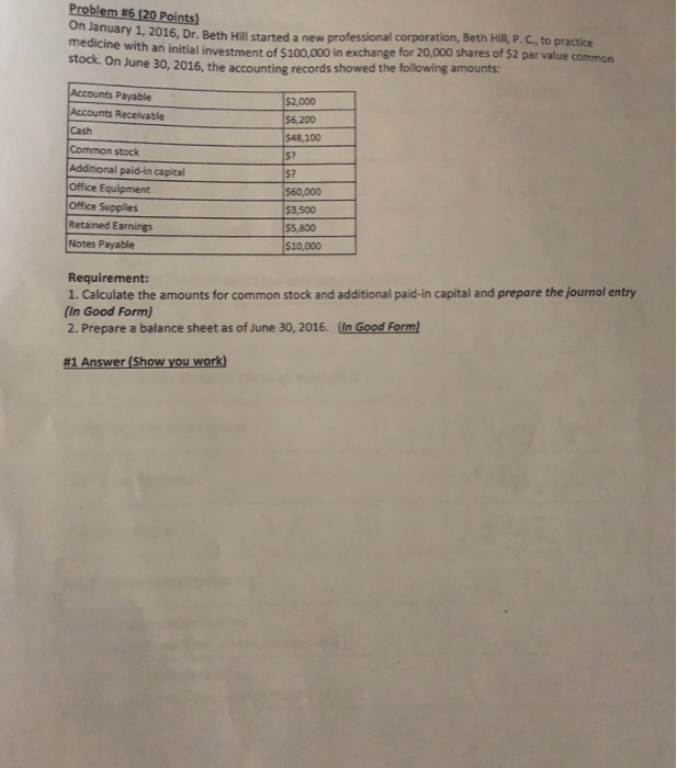  bl On January 1, 2016, Dr. Beth Hill started a new