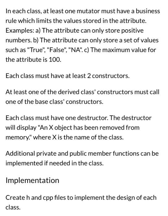 object using c++ Instructions Identify a two (2) real-world objects related by