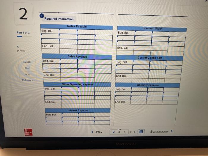 the company received $49,000 from the issue of common stock. 2. Purchased