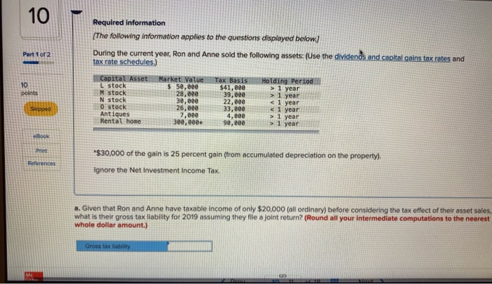 can someone please help with this 10 Required information [The following information