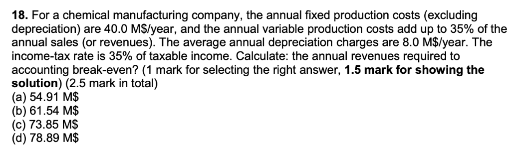 Choose the correct answer, show your work please: