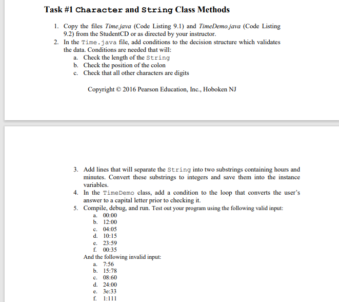 customary conventions. */ public class Time { private int hours; // Conventional