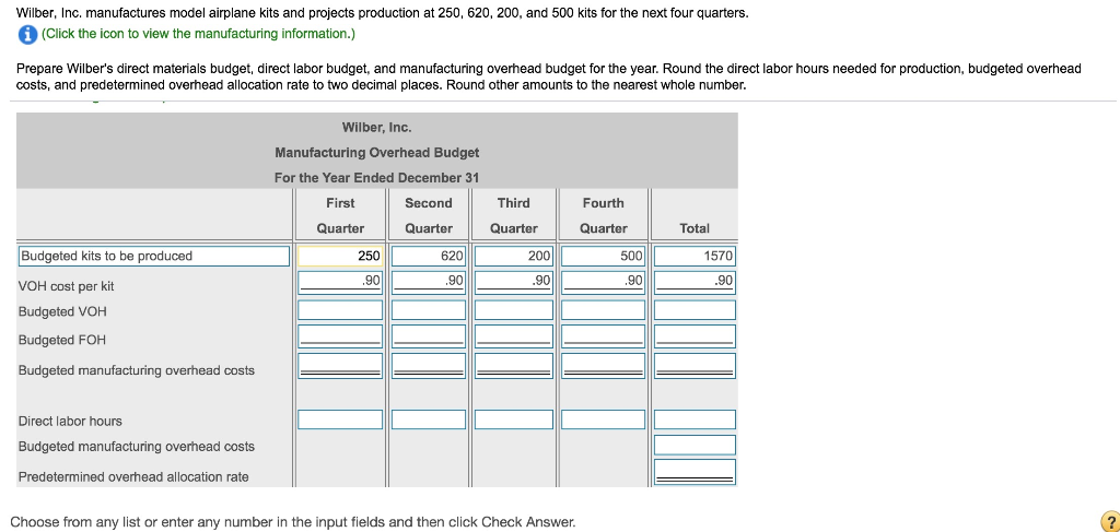 the plastic costs $3 per ounce. Indirect materials are considered insignificant and