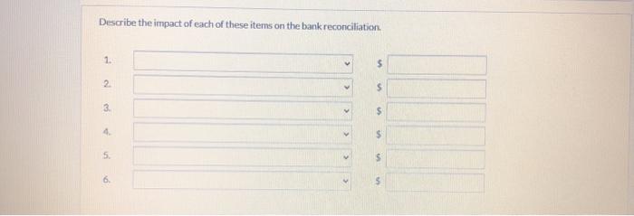 Sunland Camping was doing the July 31 bank reconciliation On July 9,