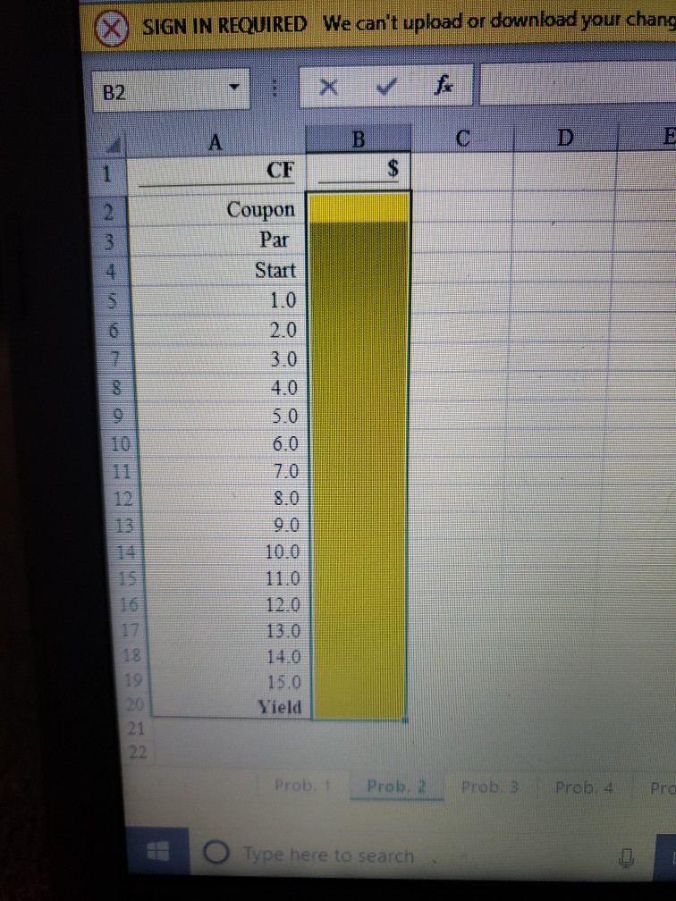 I need help filling in the excel spreadsheets, please show the formulas
