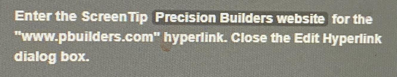  Enter the Screenup Precision Builders website for the " ww.p.puilders.com" byperlink.