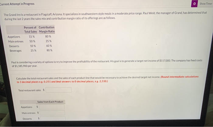  Current Attempt in Progress Show Timer The Grand Inn is a