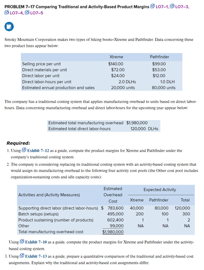  (2.) Smoky Mountain Corporation makes two types of hiking boots-Xtreme and