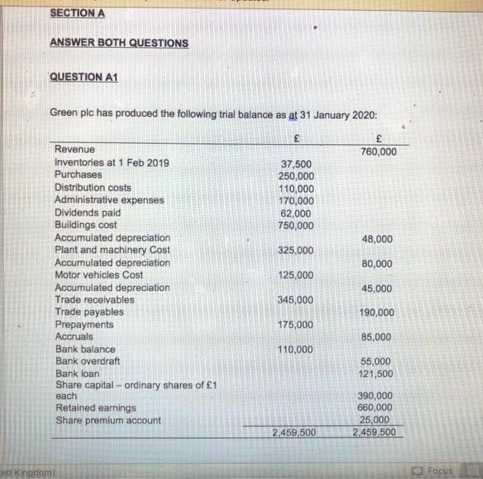  1/ each financial question needs to be solved completely and also