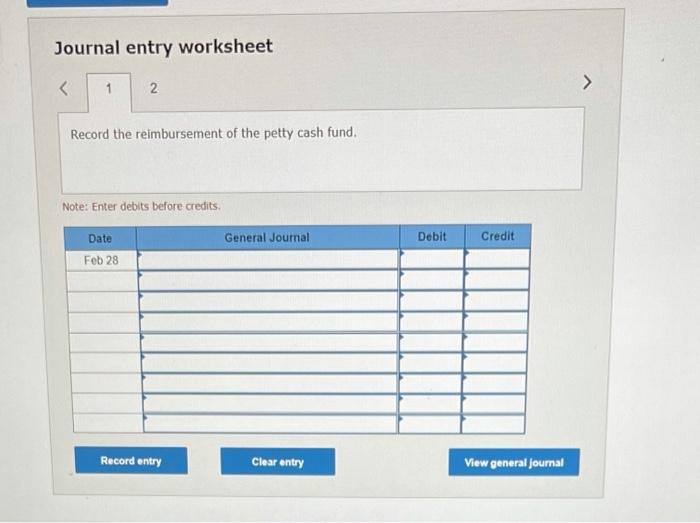 a $350 check to establish a petty cash fund. 5 Purchased paper