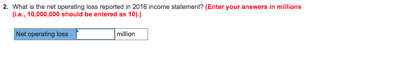 $210 million for financial reporting purposes in 2016. Contributing to the loss