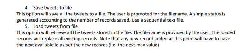 language. Let's make our own simple twitter... A "tweet" is a special