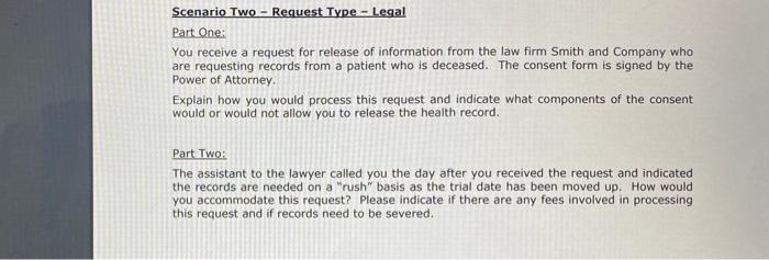  i need eassy formet how can i handle this situtation Scenario