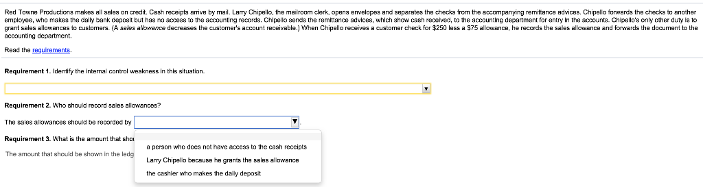 from the drop down list - thanks! Red Towne Productions makes all