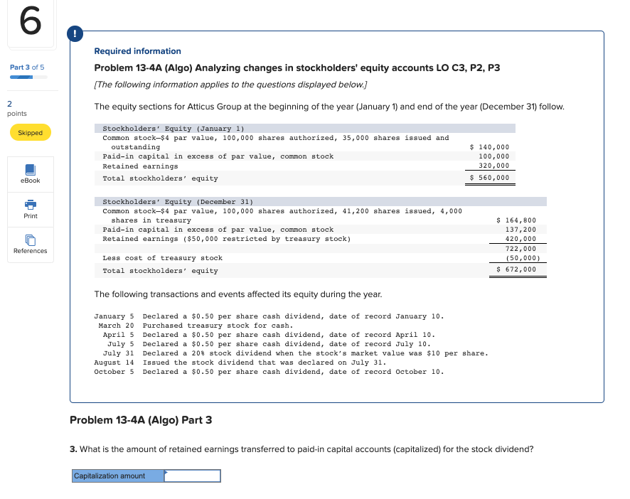 5 Declared a $0.50 per share cash dividend, date of record January