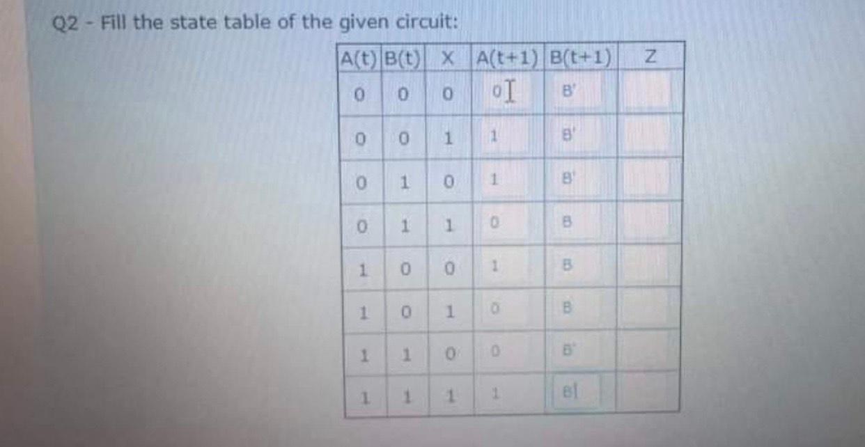 Voc QAD GAI 21 CLK Binary Counter to Insert numeric values between
