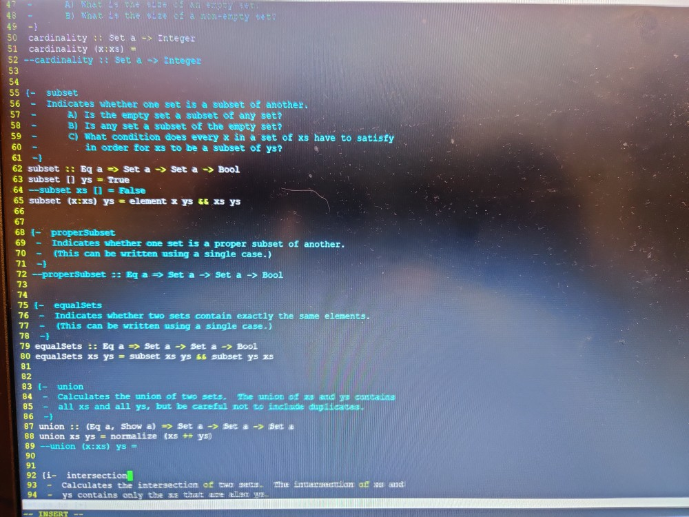 them are completed some are not completed. Provides functions to be com