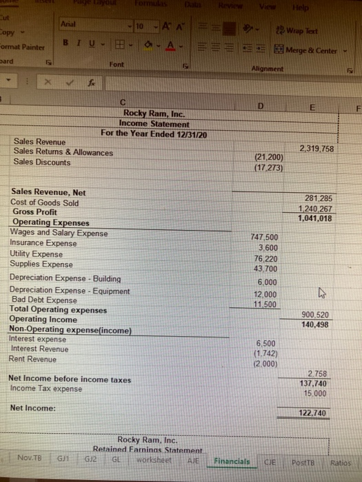Having a hard time with the Post Closing Trial Balance which ones