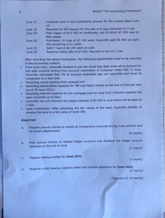 contains TWO (2) practical questions with sub-questions. You must attempt ALL questions.