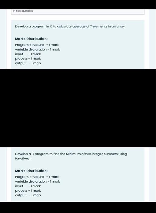 Plz i want correct answer quickly , for C programming Flag question