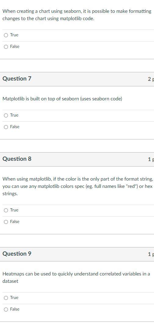  When creating a chart using seaborn, it is possible to make