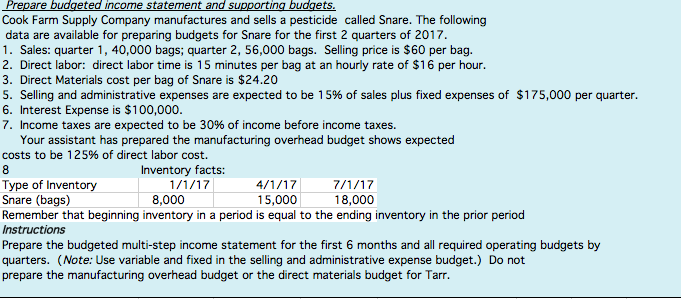 Can you please include the formulas on how to find each