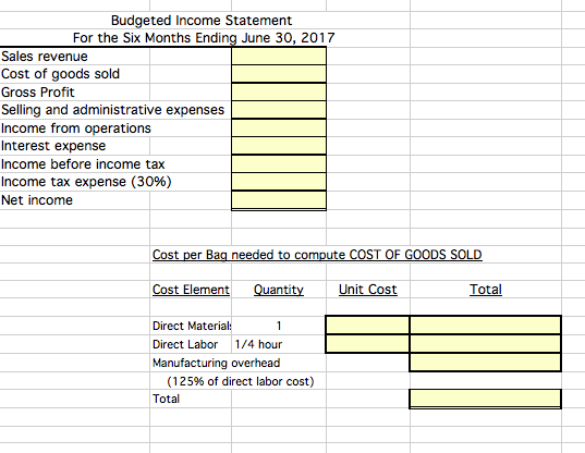 manufactures and sells a pesticide called Snare. The following data are available