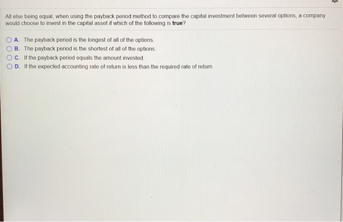 decide whether to invest in capital assets is to invest if the