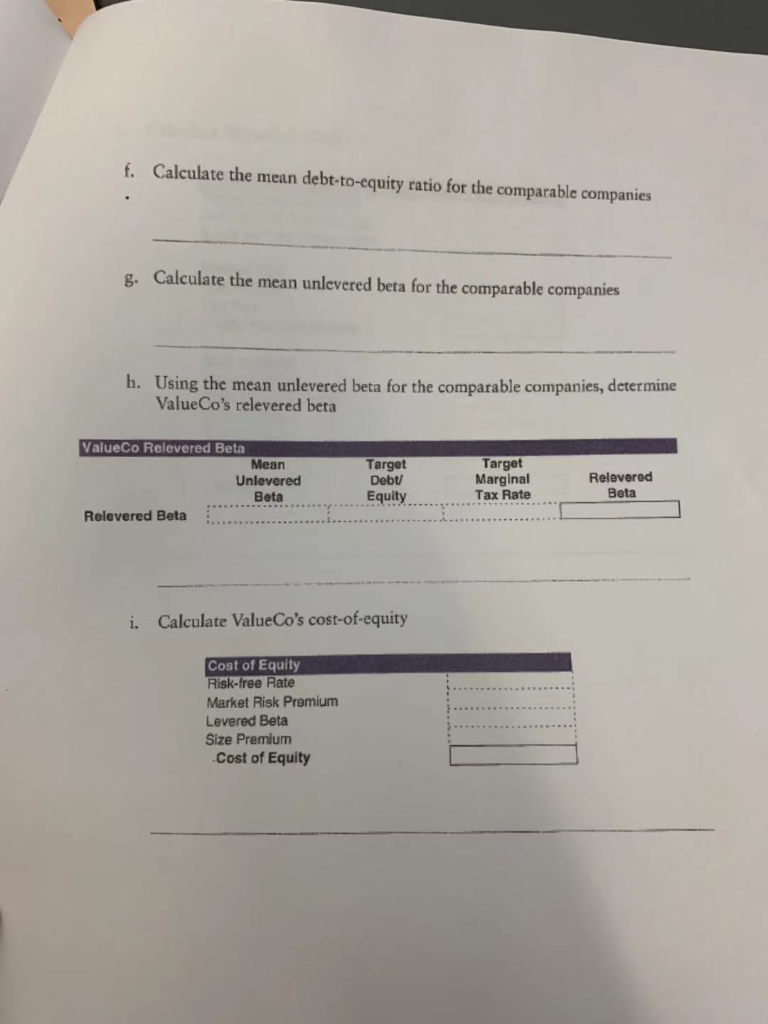 pegarding the weighted average cost of capital Assumptions Debt-to-Total Capitalization Cost of