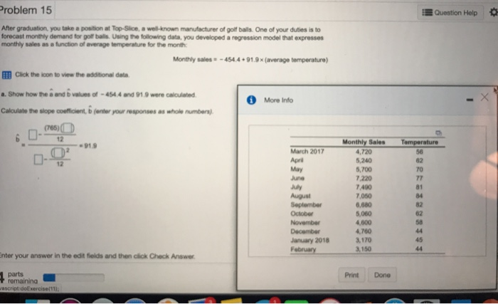  Problem 15 Question Help After graduation, you take a position at