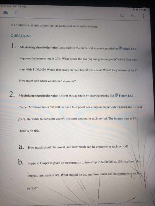 Maximizing Shareholder Value Makes Sense We have suggested that well-functioning financial markets