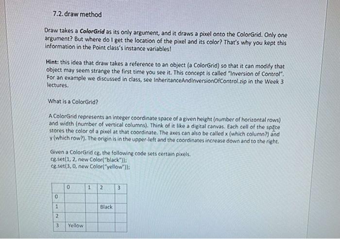 of a particular color. Point is a kind of Mark, so the