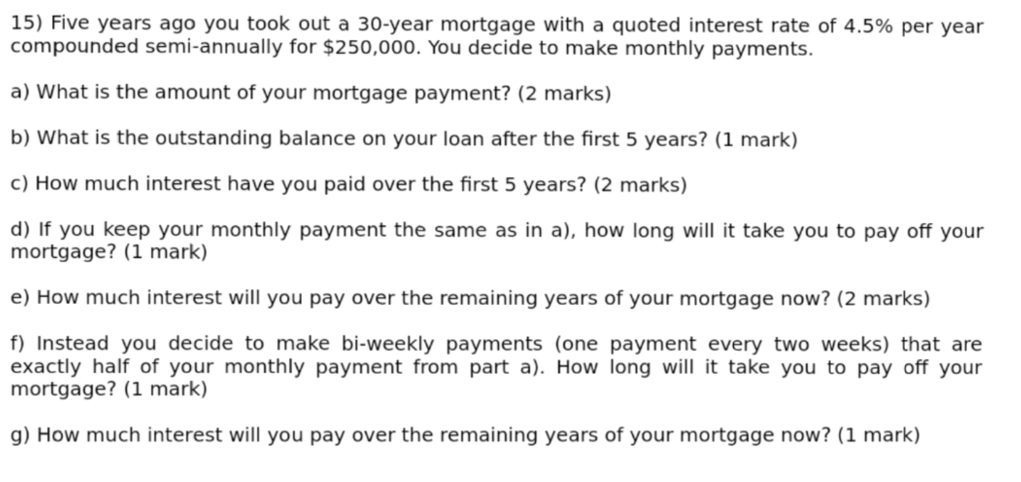 am I supposed to look for the present value taking into consideration