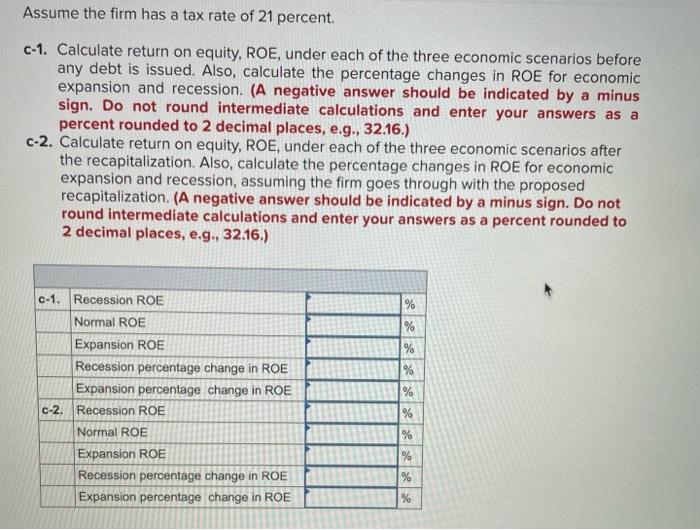 of $211.875. Earnings before interest and taxes, EBIT, are projected to be