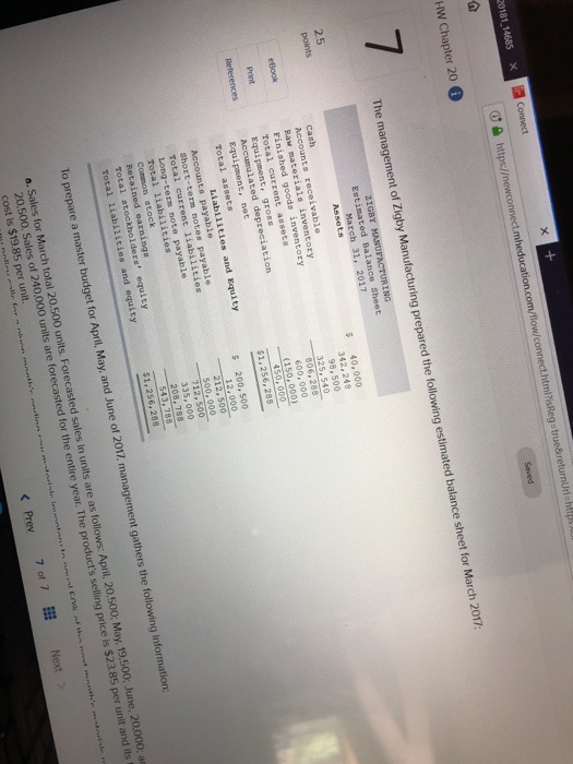  HW Chapter 20 e sheet for March 2017: The t of