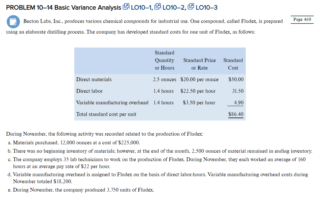 Required EXCEL format 1. For direct materials a. compute the price and