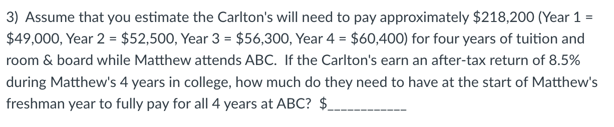 financial planning to fund the future education costs of their 3-year old