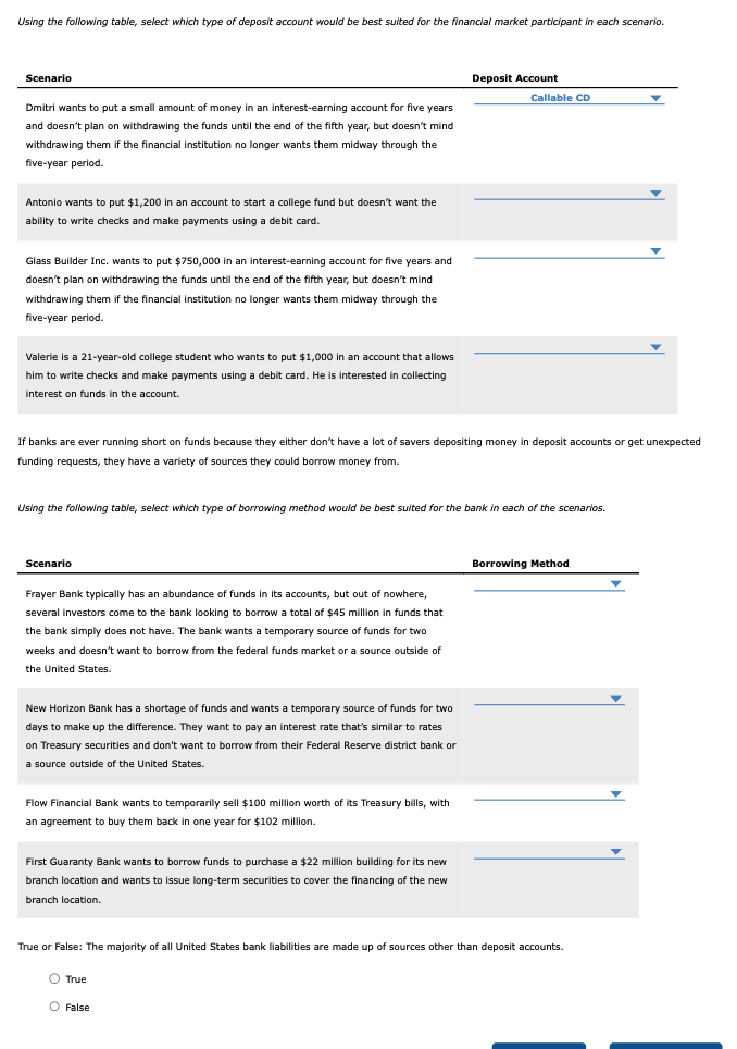 will rate thumbs up thanks for your time! Using the following table,