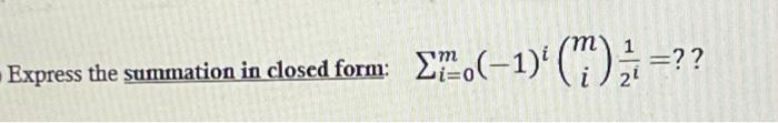  i=0m(1)i(mi)2i1=