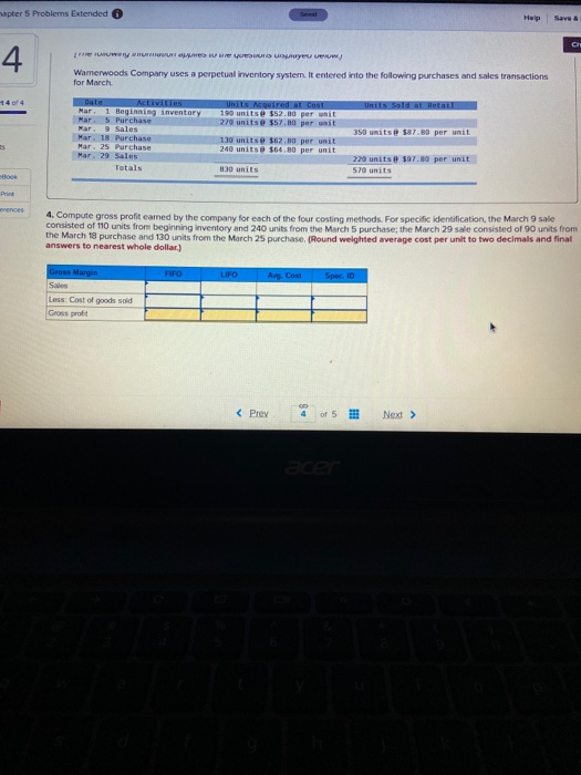 following information applies to the questions displayed below. Warnerwoods Company uses a