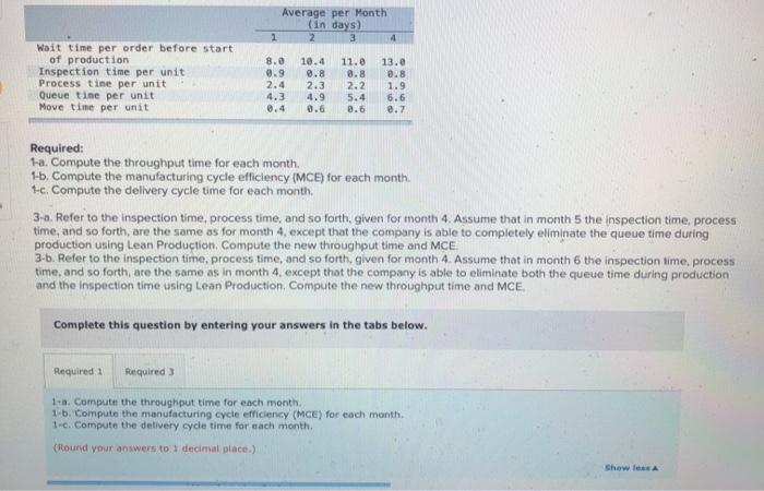 develop new performance measures for the factory. In an effort to evaluate
