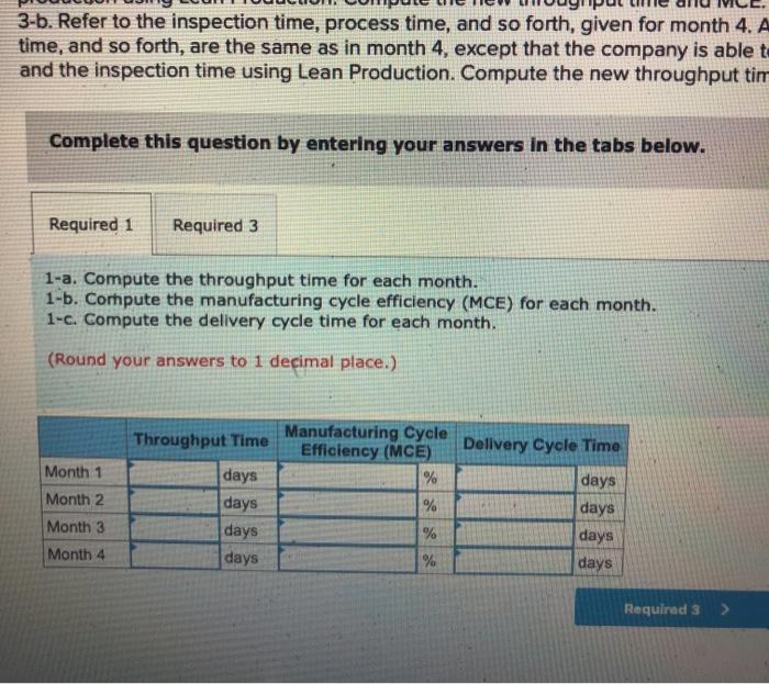 performance and determine where improvements can be made, management has gathered the