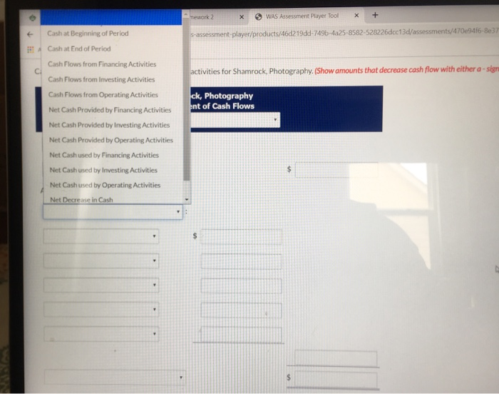 following balances 12/31/17 12/31/16 Accounts receivable Accounts payable $55.440 24.268 $71.280 15,840