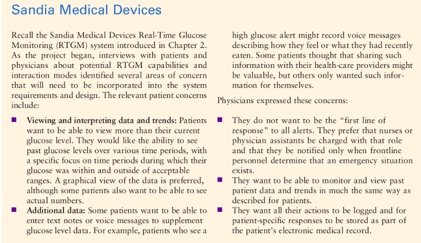 an example of an event table at the bottom for what is