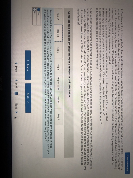 Daks each year at a selling price of $50 per unit. The