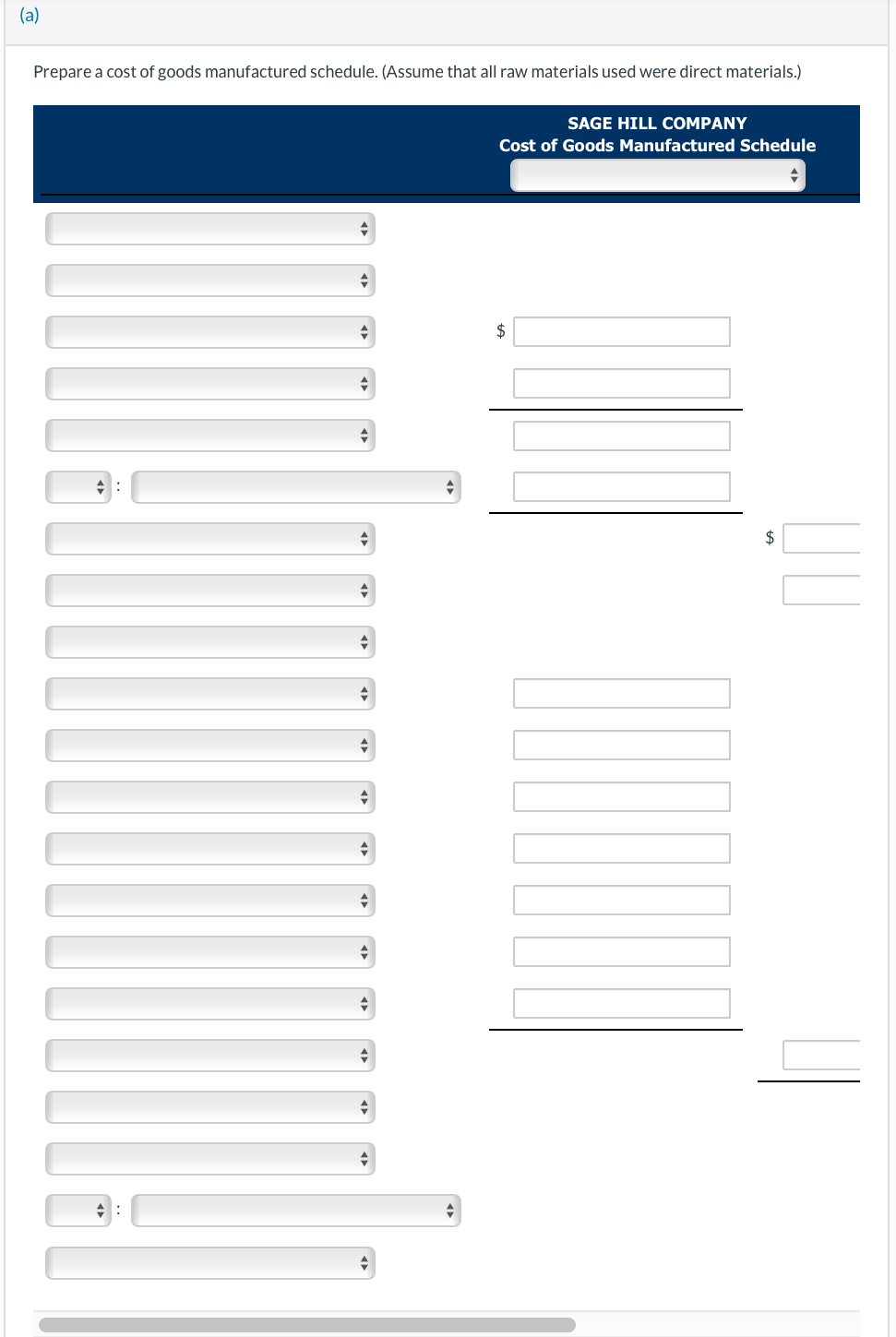 records of Sage Hill Company for the fiscal year ended June 30,