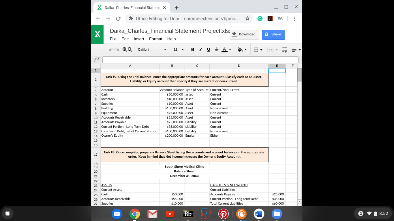 might have for the company's owners. Here is what I have so