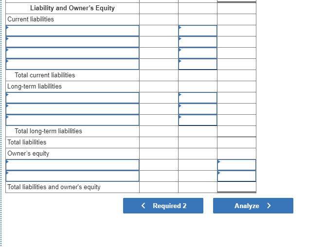 follows is from the firms worksheet for the year ended December 31,