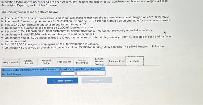 include a line that reports Dividends of zero. Balance Sheet tab -